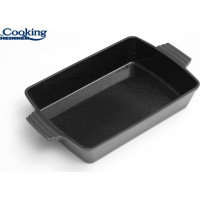 Kepimo forma emaliuotas ketaus 33x23x7 cm HR-ZVC-T33, COOKING BY HEINNER