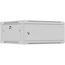 Lanberg Wall mounted installation cabinet 19" 4U 600X600 | WF01-6604-00S | Grey