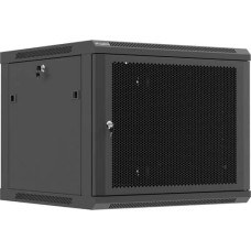 Lanberg Wall mounted installation cabinet 19" 9U 600X600 | WF01-6609-23B | Black