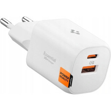 Spigen Ładowarka Spigen ESSENTIAL EE352EU 2-PORT NETWORK CHARGER 35W WHITE