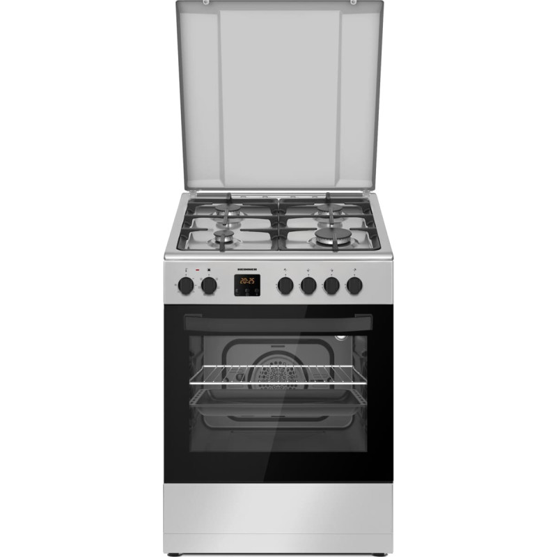 Kombinētā gāzes plīts HFSC-S66FDC-IX HEINNER