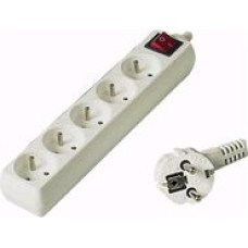 Premiumcord Power strip PremiumCord 5 sockets 5 m white (pp5k05)