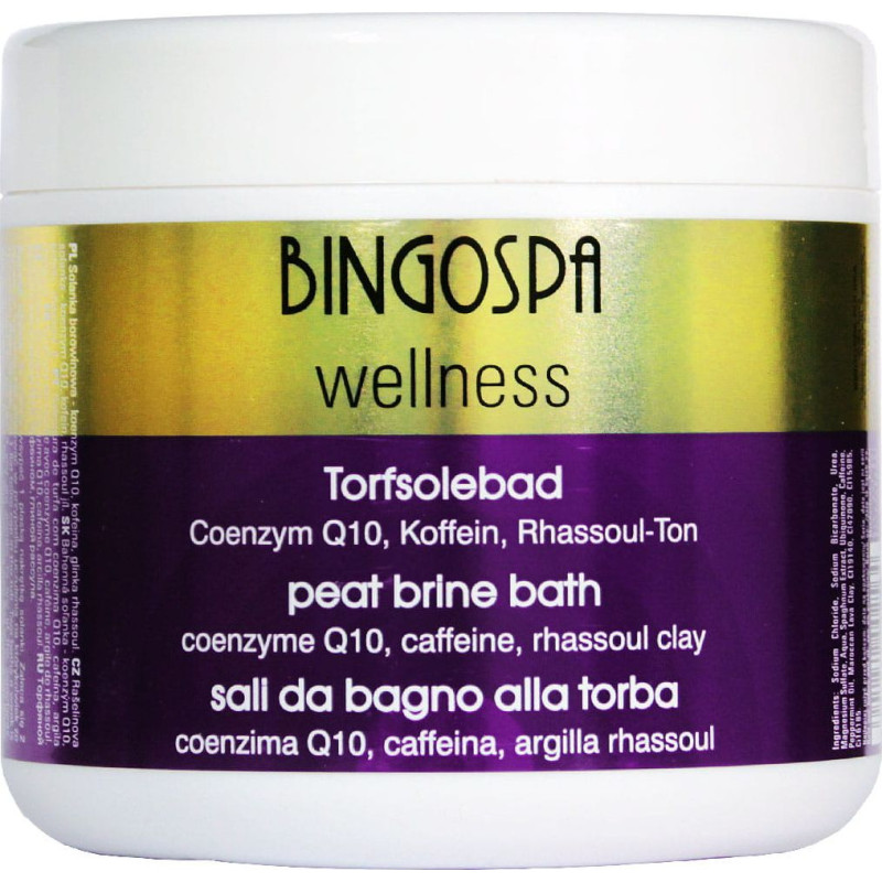 Bingospa Solanka borowinowa Dance z koenzymem Q10/kofeiną i glinką marokańską dance 600g