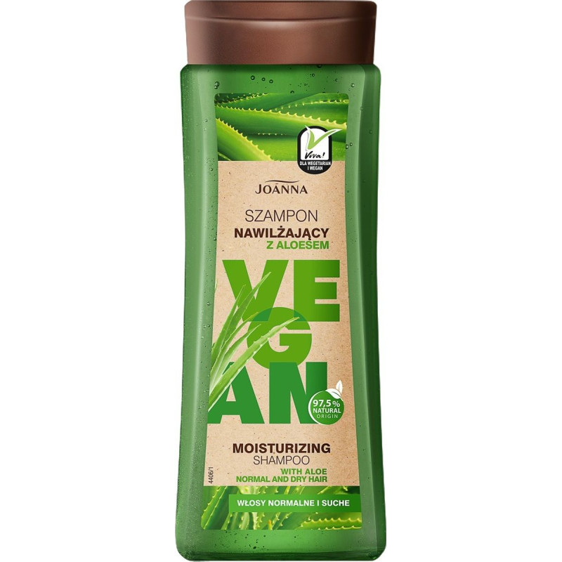 Joanna Vegan Hair shampoo moisturizing Aloes