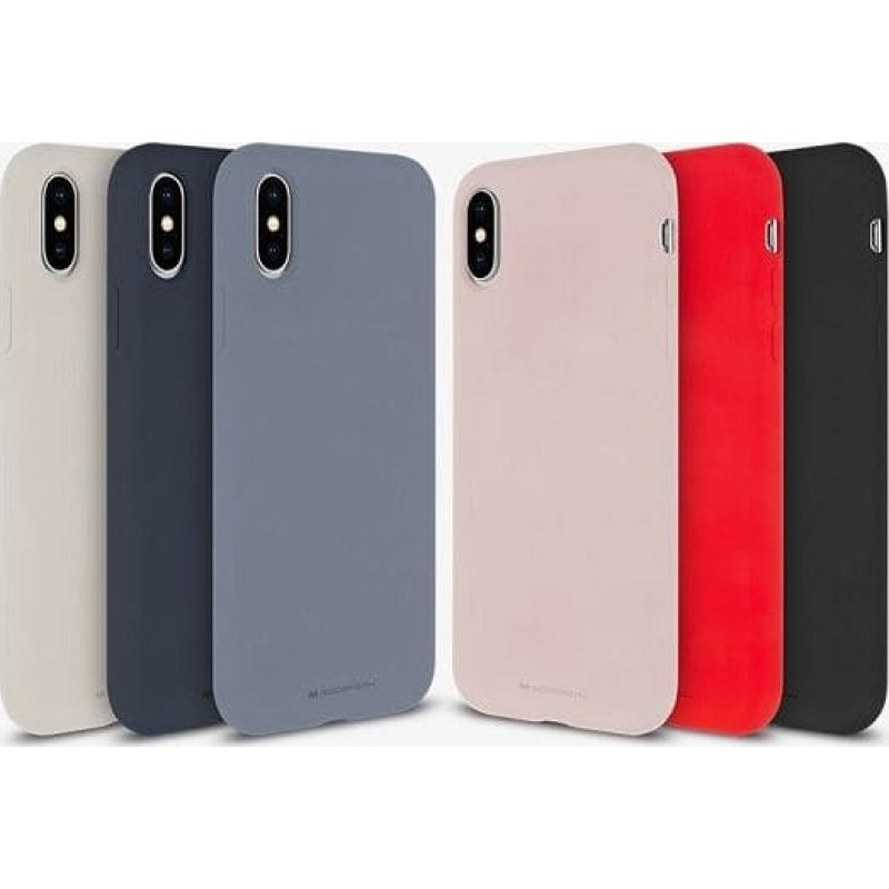 Mercury Goospery Mercury Mercury Silicone iPhone 12/12 Pro 6.1" black/black