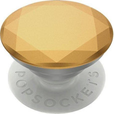 Popsockets PopSockets PopGrip - The retractable base and handle for smartphones and tablets with removable upper part - Metallic diamond gold medallion
