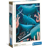 Clementoni Narwhal Dėlionė 500 vnt Meniški
