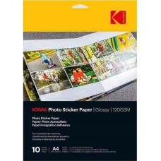 Kodak Papier Foto / Naklejki / Etykiety Samoprzylepne / Foto 10 szt. A4 21x30cm / KODAK / CAT 3510-645