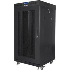 Lanberg Closet Lanberg Stand case 19 inches 22U 600x600 LCD perforated door (Flat pack) V2 black