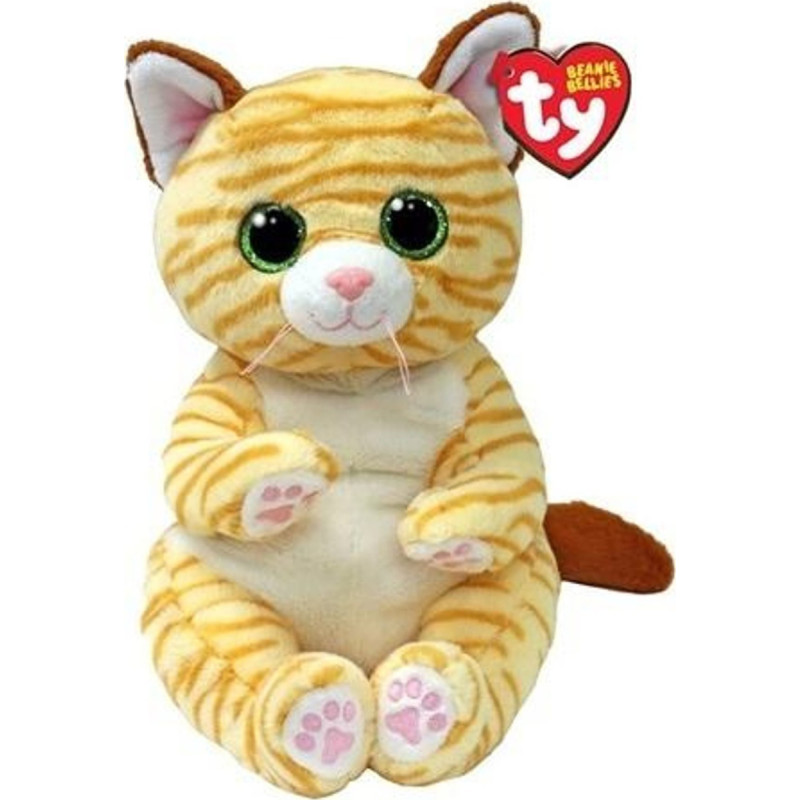 TY INC. Maskotka TY Beanie Bellies MANGO kot żółty 24cm 43208