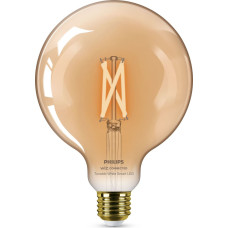 Sourcing Philips Gintaro spalvos rutulio formos volframinė lemputė 7 W (ekv. 50 W) G125 E27