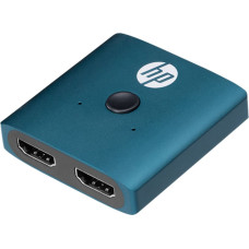 HP HDMI Switch, DHC-HD01V, HDMI F - 2x HDMI F, Morandi blue, Hewlett-Packard
