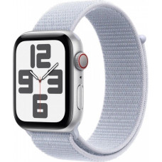 Apple Smartwatch Apple Watch SE GPS + Cellular 40mm Silver Alu Sport Loop Niebieski  (MXGE3ET/A)