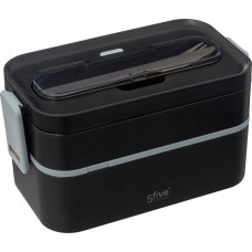 5Five Lunch box do pracy, 2 przegródki + sztućce, 1,4 l
