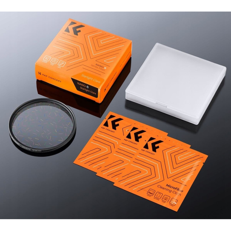 K&F Concept Filtr K+F Filtr Starlight Glare Kolorowe Tęczowe Flary Smugi K&f Nano-b Mrc 49 49mm / Kf01.2678