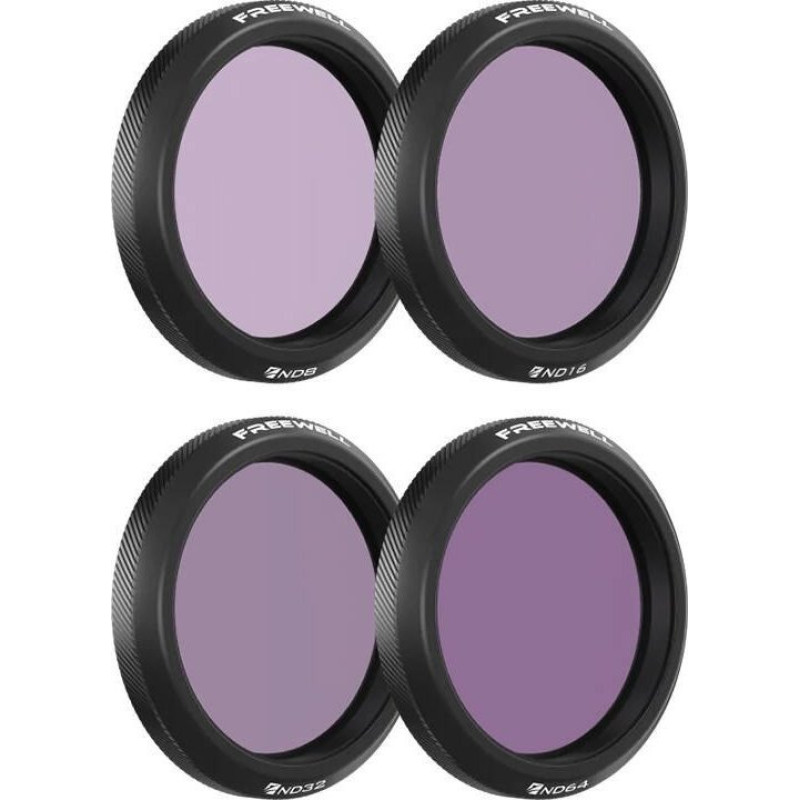 Freewell ML Zestaw 4 filtrów ND Freewell do DJI Osmo Action 5 Pro
