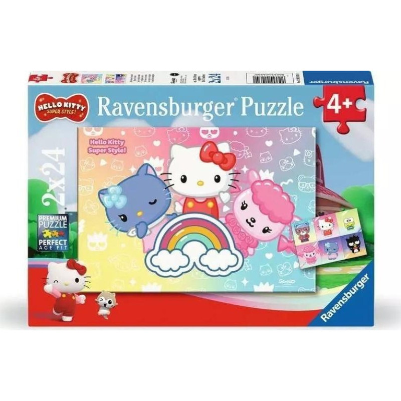 Ravensburger Puzzle 2x24 Hello Kitty