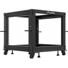 Lanberg OPEN RACK 19" 9U 600X600-1100 REGULOWANY CZARNY LANBERG