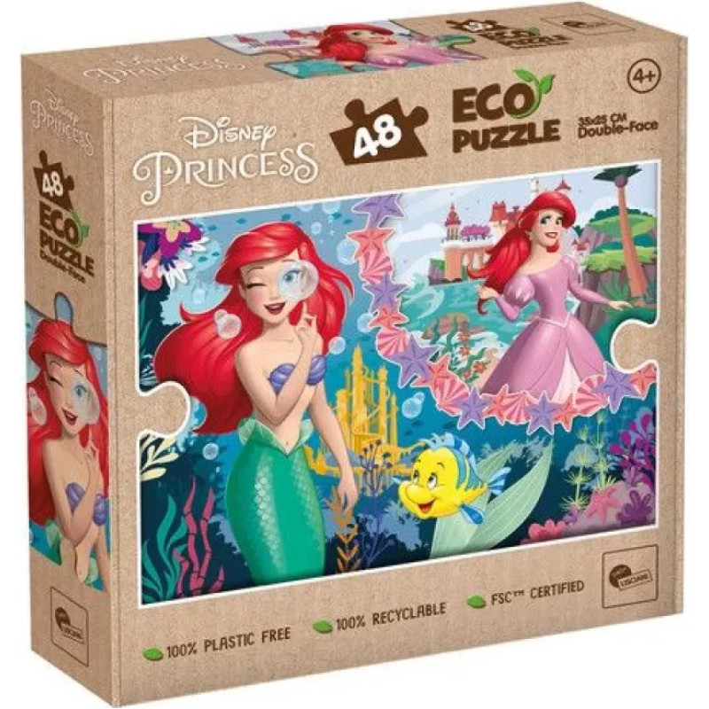 Lisciani PUZZLE EKO DWUSTRONNE ARIELKA 48 EL.