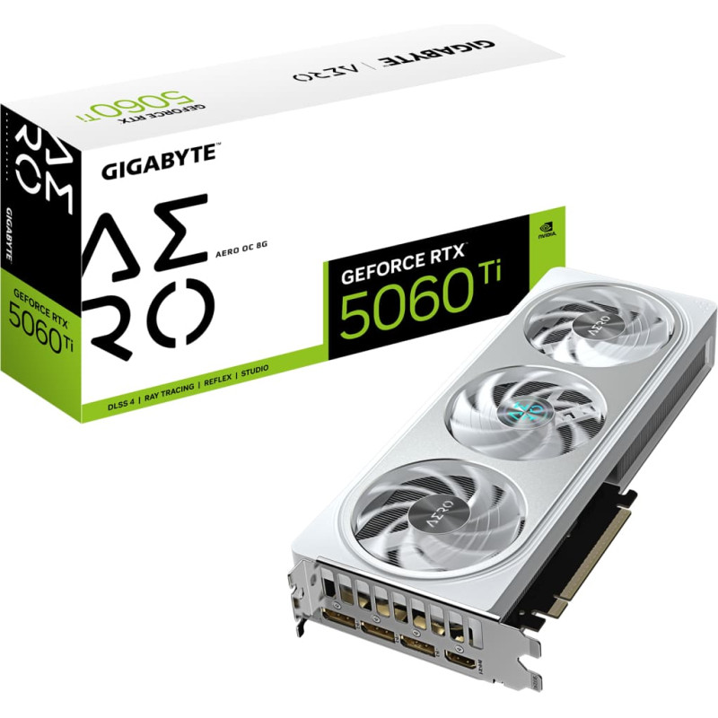Gigabyte GeForce RTX 5060 Ti AERO OC 8G NVIDIA 8 GB GDDR7