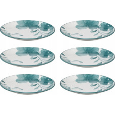 Secret De Gourmet Talerze deserowe porcelanowe LILY, 6 sztuk x Ø 19 cm