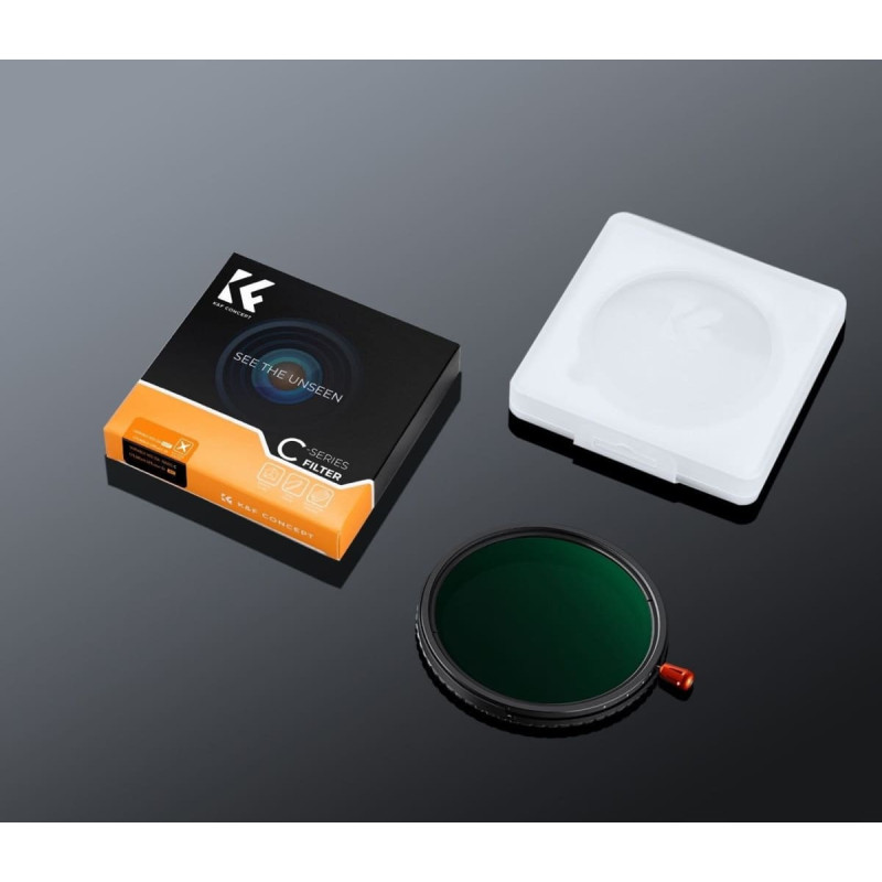 K&F Concept Filtr Hybrydowy 3w1 K&f 49 Mm 49mm Fader Nd2-32 + Cpl + Black Diffusion 1/4 / Kf01.2062