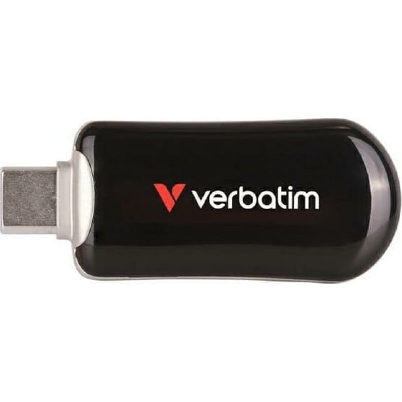 Verbatim Pendrive Verbatim Plectra 256GB USB-C     czarny/black 30226