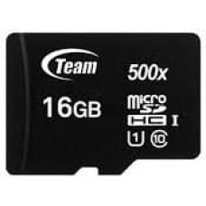 Teamgroup Card TeamGroup 500x MicroSDHC 16 GB Class 10 UHS-I (TUSDH16GCL10U03)