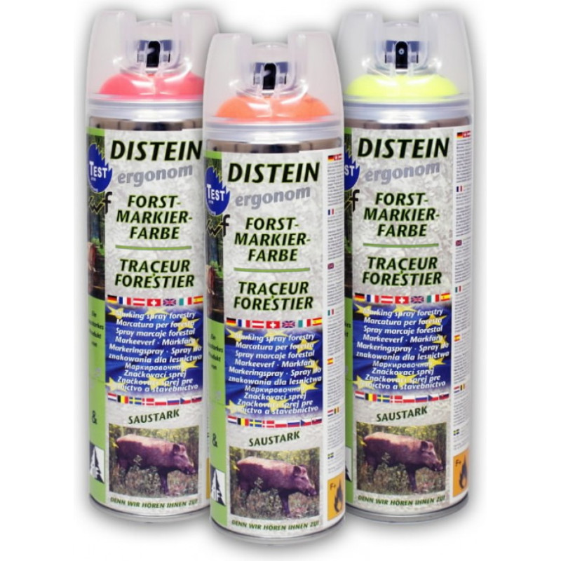 Motip Miško žymėjimo dažai DISTEIN  - Neonred 500ml, Motip