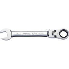 Ks Tools Kombinuotas terkšlinis raktas lanksčia galvute GEAR+ 19mm, KS Tools
