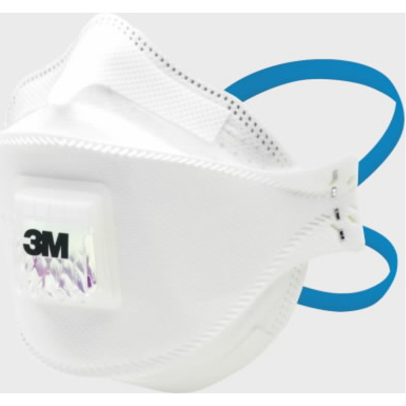 3M Respiratorius su iškvėpimo vožtuvu Aura G3 9322 FFP2, 3M