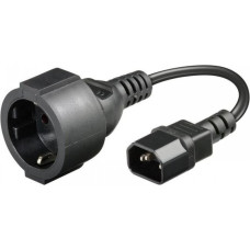 Manhattan Power cable Manhattan Manhattan IEC320 C14 power adapter on Schuko F socket 23cm