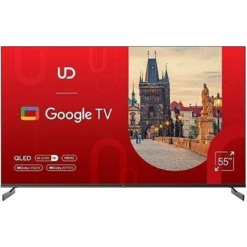UD Telewizor UD 55QGU7210S QLED 55'' 4K Ultra HD Google TV