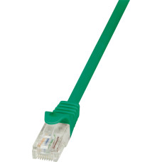 Logilink CAT 5e Patchcord U/UTP Green 0.25M (CP10151U)