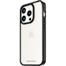 Panzerglass ® ClearCase Transparent w. Black Frame & D3O® iPhone 15 Pro mobiliojo telefono dėklas 15,5 cm (6.1") Permatomas