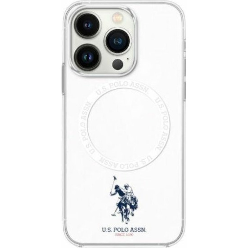 U.s. Polo Assn US Polo USHMP16SHOCLDPW iPhone 16 6.1" biały/white IML Ring MagSafe