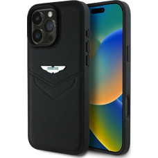 Aston Martin Etui Aston Martin HC Leather Victory      Design do iPhone 16 Pro Max czarny