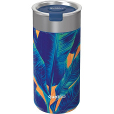 Quokka Quokka Boost Coffee Tumbler - Kubek termiczny ze stali nierdzewnej z zaparzaczem 400 ml (Blue Jungle)