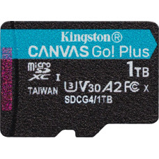 Kingston Karta Kingston Canvas Go! Plus (Gen4) MicroSDXC 1 TB Class 10 UHS-I/U3 A2 V30 (SDCG4/1TBSP)