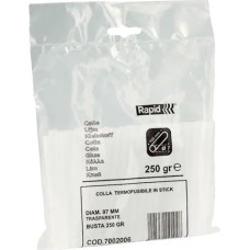 Rapid Glue sticks 7x100mm, multi purpose, transparent, 250g, Rapid