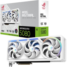 Asus Graphics Card|ASUS|NVIDIA GeForce RTX 5080|16 GB|GDDR7|256 bit|Triple slot Fansink|ROG-ASTRAL-RTX5080O16G-WH