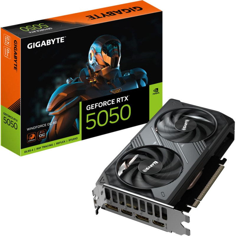 Gigabyte GeForce RTX 5050 WINDFORCE OC 8G NVIDIA 8 GB GDDR6