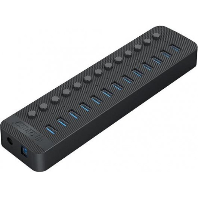 Orico Hub aktywny 13*USB-A czarny Orico Aktywny hub 13*USB-A 5Gbps BC 1.2 60W czarny