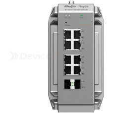 Reyee Ruijie Reyee RG-NIS3100-8GT2SFP-HP| Switch zarządzalny przemysłowy, 10 portów, 8xGE, 8xPoE, 240W, 2xSFP, L2, Cloud