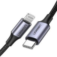 Ugreen 60760 „Lightning“ kabelis 1,5 m Juoda