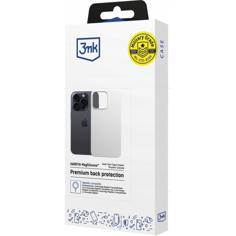 3MK Etui 3MK Hardy MagSilicone do Apple      iPhone 14 Pro Max biały