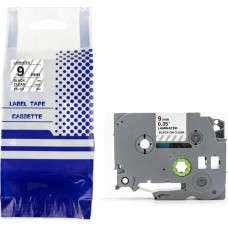 Brother Taśma BROTHER TZe-121 9mm x 8m czarny na przezroczystym zamiennik