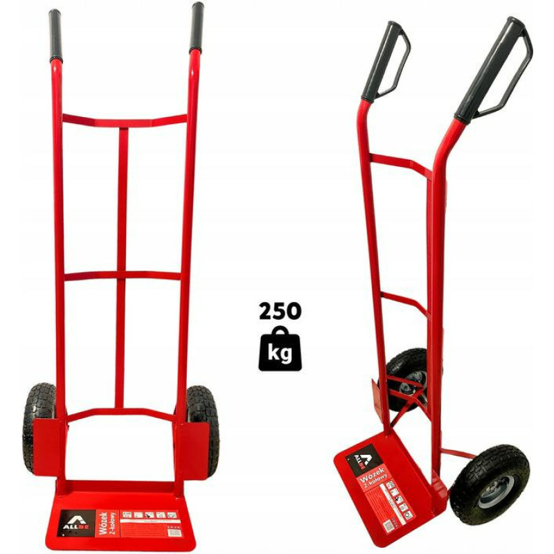 Allbe WÓZEK TRANSPORTOWY DWUKOŁOWY DO 250 KG