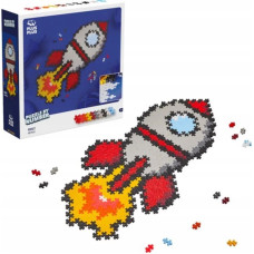 Plus Plus PLUS-PLUS PUZZLE BY NUMBER RAKIETA - 500 ELEMENTÓW