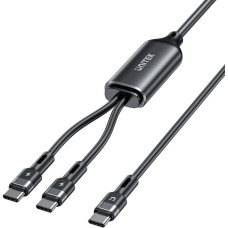Unitek Kabel USB Unitek USB-C - 2x USB-C 1.8 m Czarny (Unitek)